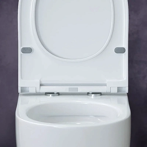 Унитаз подвесной BERGES EGO Rimless сиденье дюропласт Toma Slim SO микролифт, быстросьем 082111 Унитаз подвесной BERGES EGO Rimless сиденье дюропласт Toma Slim SO микролифт, быстросьем 082111