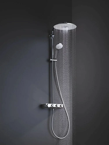 Душевая система GROHE Euphoria SmartControl 310 DUO с термостатом для душа белая луна (26507LS0) Душевая система GROHE Euphoria SmartControl 310 DUO с термостатом для душа белая луна (26507LS0)