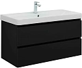 Тумба с раковиной Aquanet Вега 2.0 100 00344745 черный Тумба с раковиной Aquanet Вега 2.0 100 00344745 черный