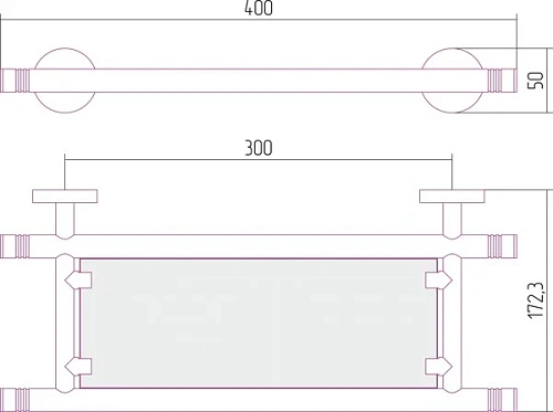 Полотенцедержатель Сунержа КАНЬОН стеклянная / L 400 03-3003-0400 Золото Полотенцедержатель Сунержа КАНЬОН стеклянная / L 400 03-3003-0400 Золото