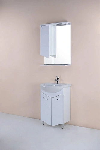 Зеркальный шкаф Onika ЛАЙН 48.01 правый 204802 Зеркальный шкаф Onika ЛАЙН 48.01 правый 204802