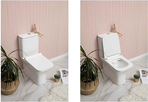 Чаша напольного унитаза Aquanet Rimless Cube-C CL-12248B Чаша напольного унитаза Aquanet Rimless Cube-C CL-12248B