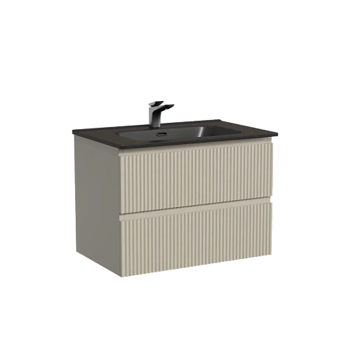 Тумба под раковину Sancos Snob R SNR70CE 690х445х500 Beige Soft, подвесная Тумба под раковину Sancos Snob R SNR70CE 690х445х500 Beige Soft, подвесная