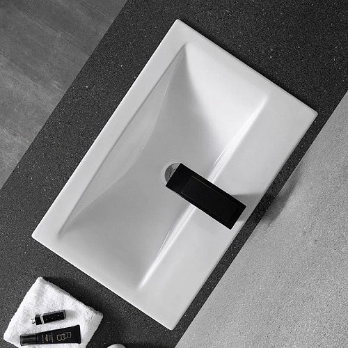 Раковина CeramaLux 9393-60 врезная, белый Раковина CeramaLux 9393-60 врезная, белый