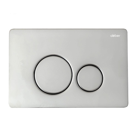 Комплект унитаза ABBER Bequem AC1100 белый с инсталляцией AC0105 и кнопкой AC0121 хром AC1100-AC0105-AC0121