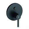 Смеситель для душа Kludi Nova Fonte Puristic встраиваемый, черный матовый PUSH&amp;SWITCH 206593915