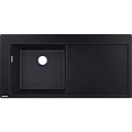 Кухонная мойка Hansgrohe S51 S5110-F450 450 с крылом 43330170, черный графит встраиваемая Кухонная мойка Hansgrohe S51 S5110-F450 450 с крылом 43330170, черный графит встраиваемая