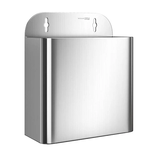 Корзина для мусора WasserKRAFT K-10611 11л никель Корзина для мусора WasserKRAFT K-10611 11л никель