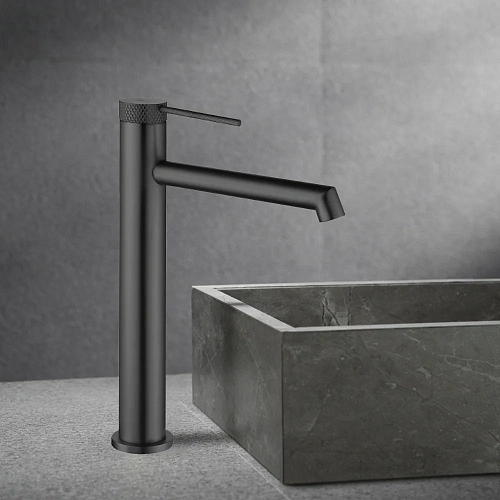 Смеситель для раковины Vincea VBF-2RM2GM однорычажный, вороненая сталь Смеситель для раковины Vincea VBF-2RM2GM однорычажный, вороненая сталь