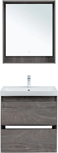 Тумба под раковину Aquanet Милан 70 дуб рошелье 00336373 подвесная Тумба под раковину Aquanet Милан 70 дуб рошелье 00336373 подвесная