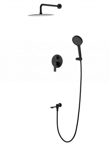 Душевая система Wonzon & Woghand BRILLIANT встраиваемая, черный матовый (WW-88939079-MB) Душевая система Wonzon & Woghand BRILLIANT встраиваемая, черный матовый (WW-88939079-MB)