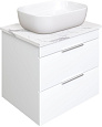 Тумба с раковиной STWORKI Копенгаген Копенгаген 60 белая, со столешницей Stone Energy 60 и сифоном N 582086 Тумба с раковиной STWORKI Копенгаген Копенгаген 60 белая, со столешницей Stone Energy 60 и сифоном N 582086