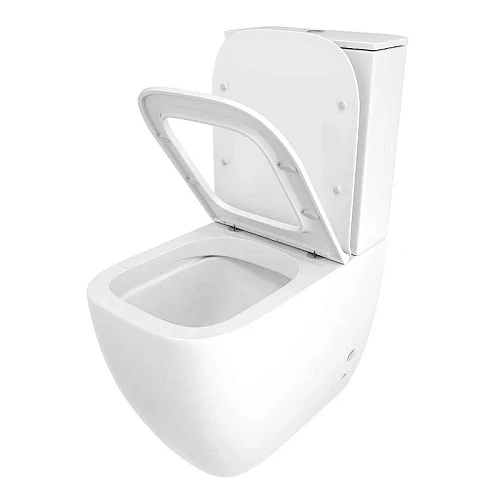 Унитаз напольный Ceruttispa CHIKA CT8708 безободковый высокий, сиденье микролифт Унитаз напольный Ceruttispa CHIKA CT8708 безободковый высокий, сиденье микролифт