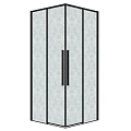 Душевой уголок GROSSMAN Galaxy 300.K33.01.9090.21.02 (90x90x195) квадрат,раздвижн,черн.матов,стекло шиншилла Душевой уголок GROSSMAN Galaxy 300.K33.01.9090.21.02 (90x90x195) квадрат,раздвижн,черн.матов,стекло шиншилла