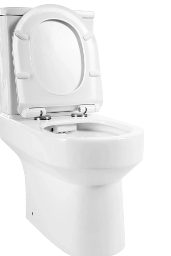 Унитаз напольный BelBagno NORMA BB339CPR/BB2111SC безободковый с сиденьем Унитаз напольный BelBagno NORMA BB339CPR/BB2111SC безободковый с сиденьем