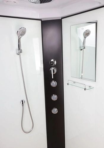 Душевая кабина Niagara Classic NG-6709-14G (1000х1000х2150) высокий поддон (45см) стекло прозрачное черные профиля 67091414G Душевая кабина Niagara Classic NG-6709-14G (1000х1000х2150) высокий поддон (45см) стекло прозрачное черные профиля 67091414G