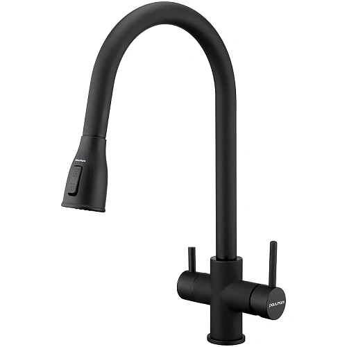 Смеситель для кухни Paulmark LANGE антрацит La214212-AN Смеситель для кухни Paulmark LANGE антрацит La214212-AN