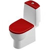 Унитаз напольный SANITA LUXE Best Color Red SL DM WC.CC/Best/2-DM/RED.G/S1 Унитаз напольный SANITA LUXE Best Color Red SL DM WC.CC/Best/2-DM/RED.G/S1