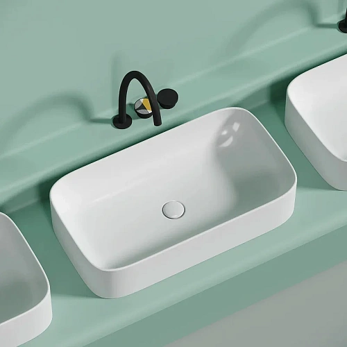 Раковина Ceramica Nova ELEMENT CN6054MW белый матовый накладная Раковина Ceramica Nova ELEMENT CN6054MW белый матовый накладная