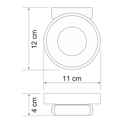 Мыльница WasserKRAFT Berkel K-6829 хром Мыльница WasserKRAFT Berkel K-6829 хром