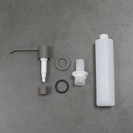 дозатор жидкого мылаLemark EXPERT LM8201, врезной, серый шелк дозатор жидкого мылаLemark EXPERT LM8201, врезной, серый шелк