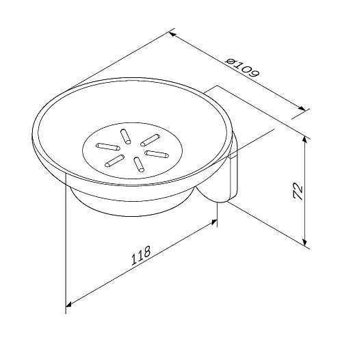 Мыльница AM.PM X-Joy A8434222 стеклянная Мыльница AM.PM X-Joy A8434222 стеклянная