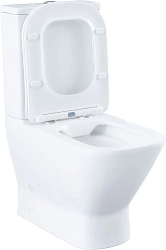 Чаша напольного унитаза Aquanet Fine Rimless FINE-C Soft Close FINE-C с сиденьем Чаша напольного унитаза Aquanet Fine Rimless FINE-C Soft Close FINE-C с сиденьем