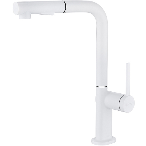 Смеситель для кухни Paulmark NEO белый матовый Ne214419-WH Смеситель для кухни Paulmark NEO белый матовый Ne214419-WH