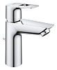 Картинка анонса товара «смеситель для раковины grohe bauloop с ограничителем температуры и рычажным донным клапаном, размер  23885001»