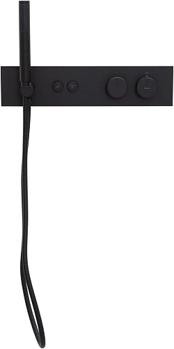 Смеситель для ванны Allen Brau Liberty 5.33010-31 (с внутренней частью, 2 хода) черный матовый Смеситель для ванны Allen Brau Liberty 5.33010-31 (с внутренней частью, 2 хода) черный матовый