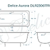Ванна чугунная Delice Aurora 1400х700 с отверстиями под ручки DLR230617R Ванна чугунная Delice Aurora 1400х700 с отверстиями под ручки DLR230617R