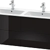 Тумба под раковину Duravit XSquare XS417504040 подвесная 128 см черный глянцевый Тумба под раковину Duravit XSquare XS417504040 подвесная 128 см черный глянцевый