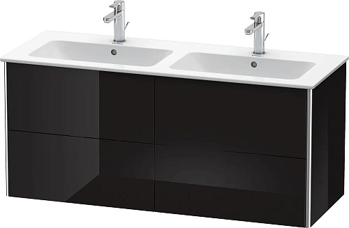 Тумба под раковину Duravit XSquare XS417504040 подвесная 128 см черный глянцевый Тумба под раковину Duravit XSquare XS417504040 подвесная 128 см черный глянцевый