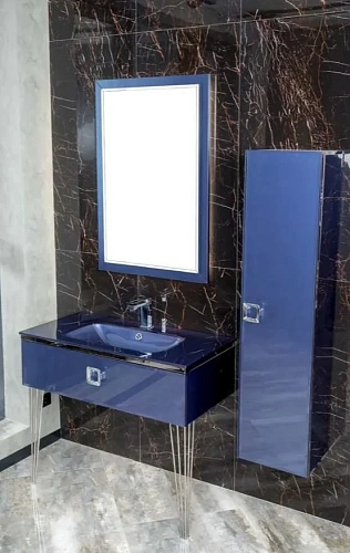 Тумба под раковину Boheme Lucido 100 см Насыщенный Синий 770-100-BL Тумба под раковину Boheme Lucido 100 см Насыщенный Синий 770-100-BL