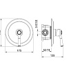 Смеситель для душа Aquatek КЛАССИК AQ1566MB Черный матовый, встраиваемый Смеситель для душа Aquatek КЛАССИК AQ1566MB Черный матовый, встраиваемый