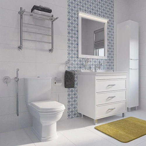 Комплект мебели STWORKI Хальмстад 80 белая, в современном стиле (комплект, гарнитур) 505656 Комплект мебели STWORKI Хальмстад 80 белая, в современном стиле (комплект, гарнитур) 505656