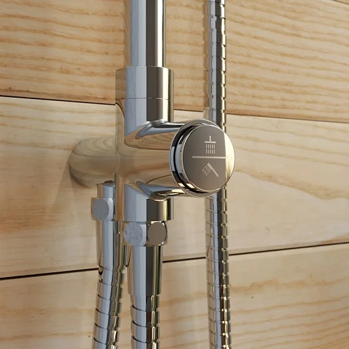 Душевой гарнитур IDDIS SpaHome (SPA3F0Ci76) с верхней лейкой Душевой гарнитур IDDIS SpaHome (SPA3F0Ci76) с верхней лейкой