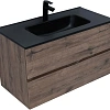 Тумба под раковину Aquanet Алвита New 90 2 ящика, дуб веллингтон табак 00334187 подвесная Тумба под раковину Aquanet Алвита New 90 2 ящика, дуб веллингтон табак 00334187 подвесная