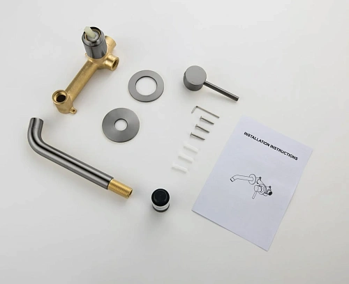 Смеситель для раковины Timo Saona 2372/18SM встраиваемый черное золото Смеситель для раковины Timo Saona 2372/18SM встраиваемый черное золото