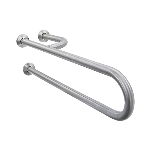 Поручень NOFER 15048.B полукруглый правый неподвижный с тремя точками опоры, глянцевый Поручень NOFER 15048.B полукруглый правый неподвижный с тремя точками опоры, глянцевый