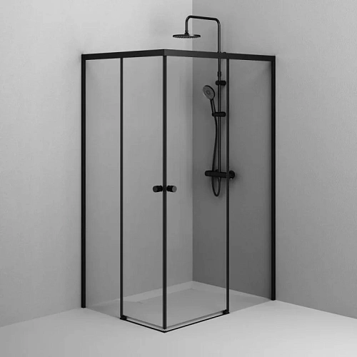 Душевой уголок AM.PM X-Joy W94G-403-12090-BТ Slide 120х90, черный, стекло прозрачное Душевой уголок AM.PM X-Joy W94G-403-12090-BТ Slide 120х90, черный, стекло прозрачное