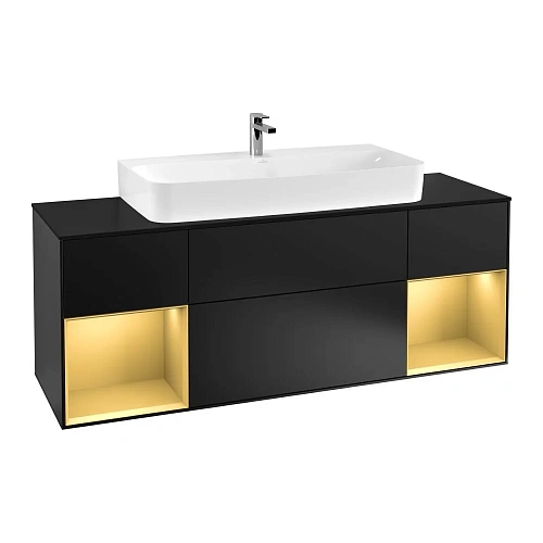 Тумба под раковину Villeroy & Boch Finion 160 см, с подсветкой G212HFPD Тумба под раковину Villeroy & Boch Finion 160 см, с подсветкой G212HFPD