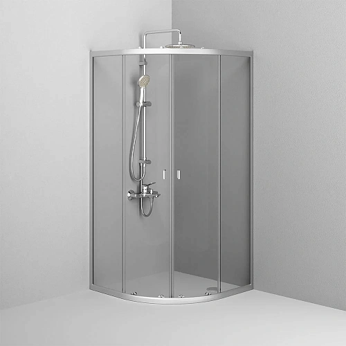 Душевой уголок AM.PM X-Joy W88G-205-090MT64 Twin Slide, 90x90, профиль хром матовый Душевой уголок AM.PM X-Joy W88G-205-090MT64 Twin Slide, 90x90, профиль хром матовый