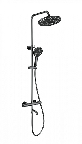 Душевая система Wonzon & Woghand с термостатом, темный графит (WW-B3065-T1-BGG) Душевая система Wonzon & Woghand с термостатом, темный графит (WW-B3065-T1-BGG)