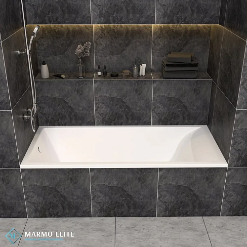 Ванна из искусственного камня Marmo-Elite Авиньон AW-180-80-2 1800x800 щелевой перелив, глянцевая Ванна из искусственного камня Marmo-Elite Авиньон AW-180-80-2 1800x800 щелевой перелив, глянцевая