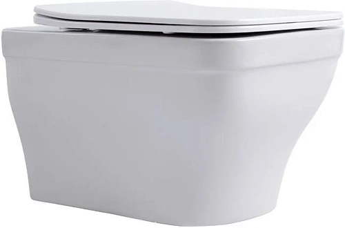 Унитаз подвесной Aquanet Elegant Rimless Elegant W LX-1163 Soft Close с крышкой микролифт Унитаз подвесной Aquanet Elegant Rimless Elegant W LX-1163 Soft Close с крышкой микролифт