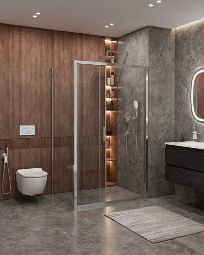 Душевой уголок CEZARES MOLVENO-AHF-31-120/90-C-CR-IV цвет профиля хром стекло прозрачное 1200x900 мм Душевой уголок CEZARES MOLVENO-AHF-31-120/90-C-CR-IV цвет профиля хром стекло прозрачное 1200x900 мм