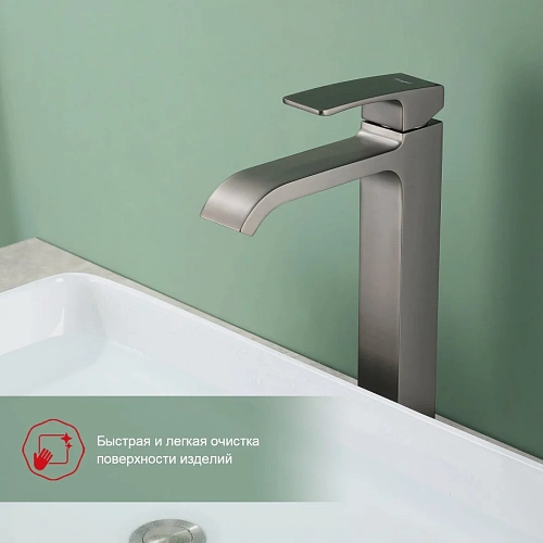 Смеситель для раковины Raglo R02.15.09, графит Смеситель для раковины Raglo R02.15.09, графит