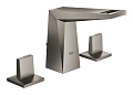 Смеситель для раковины GROHE Allure Brilliant на три отверстия, низкий излив, темный графит матовый 20342AL0 Смеситель для раковины GROHE Allure Brilliant на три отверстия, низкий излив, темный графит матовый 20342AL0
