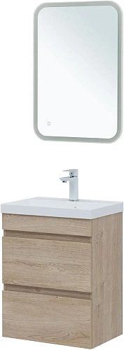 Тумба под раковину Aquanet Нота New 50 дуб светлый 00334196 подвесная Тумба под раковину Aquanet Нота New 50 дуб светлый 00334196 подвесная